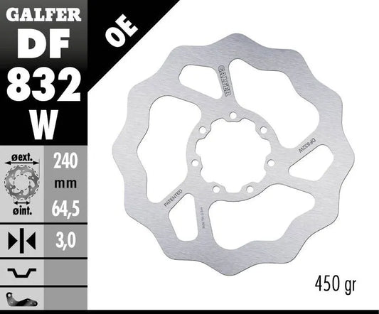 GALFER Wave® Bromsskiva Fast bild 2 PMMEDIA:adf371e9fe06eb6e