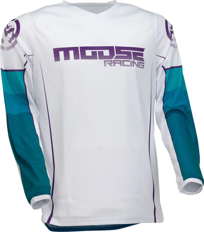 MOOSE OFFROAD SOFT-GOODS Qualifier® Jersey BL/WH LG bild 1 PMMEDIA:35c641b3fbb4dada