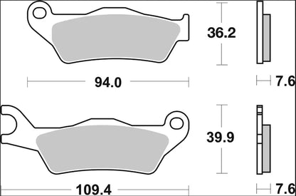 BREMBO Carbon Ceramic Bromsbelägg Fram bild 2 PMMEDIA:8d6aa36b86fd53a1