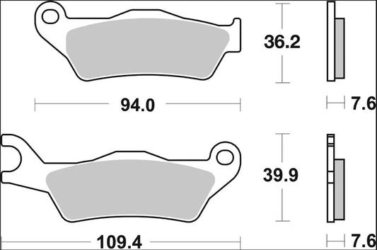 BREMBO Carbon Ceramic Bromsbelägg Fram bild 2 PMMEDIA:8d6aa36b86fd53a1