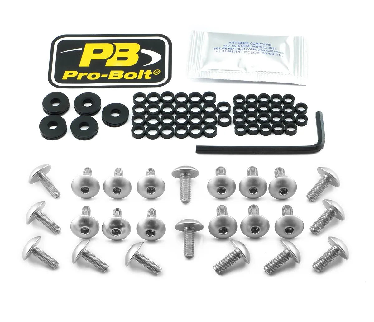 PRO BOLT Aluminium Fairing Bolt Kit för Kawasaki bild 1 PMMEDIA:8506a424723669ab