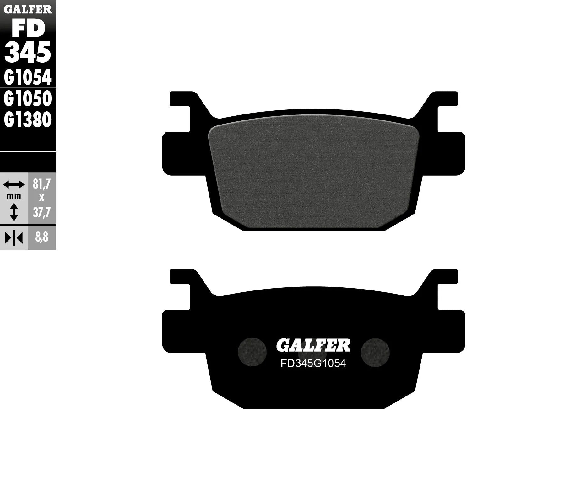 GALFER Semi-Metallic bromsbelägg bild 1 PMMEDIA:a02e6bab66357f97