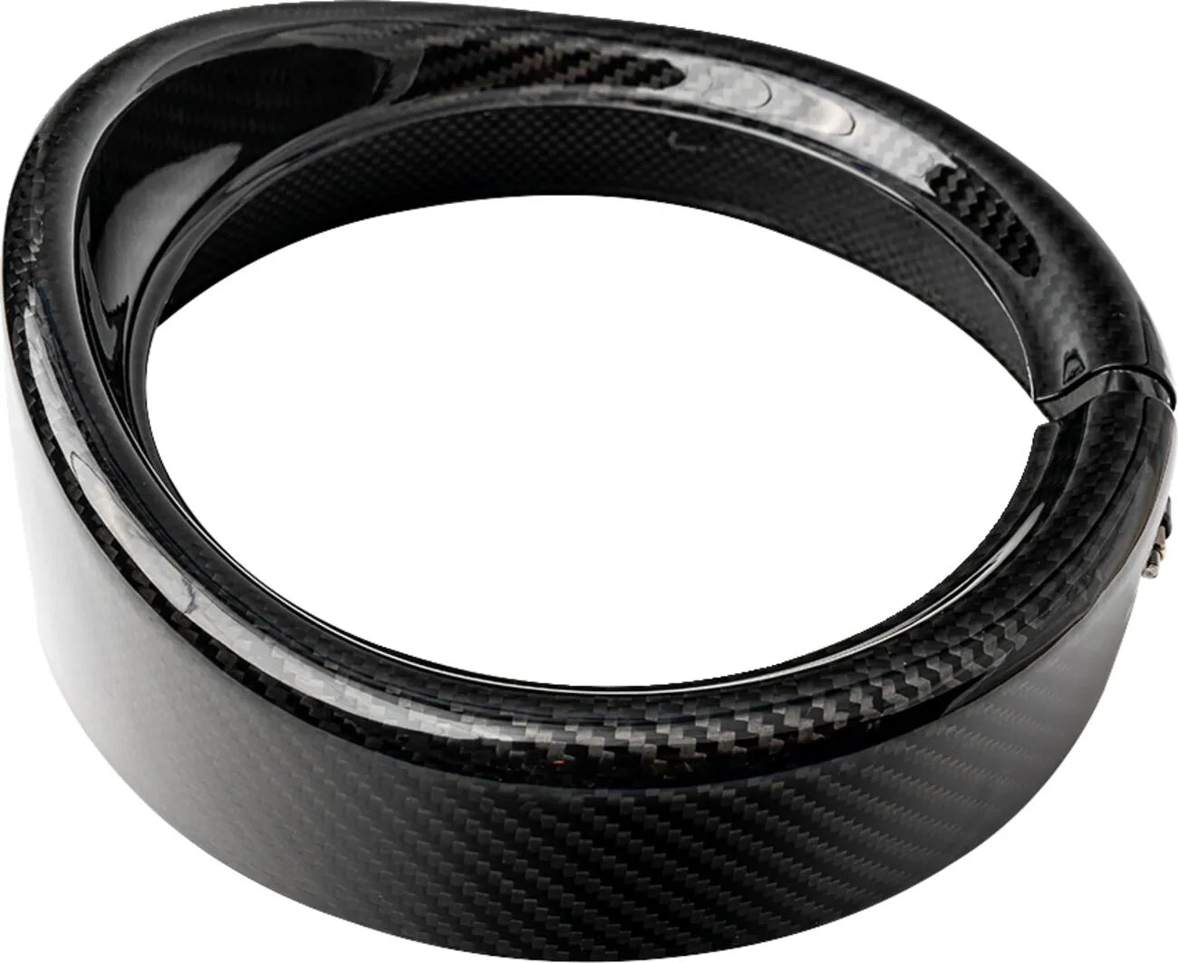 SLYFOX Strålkastarring med skärm i kolfiber 7" glans bild 1 PMMEDIA:2d70eb6a10038ffa
