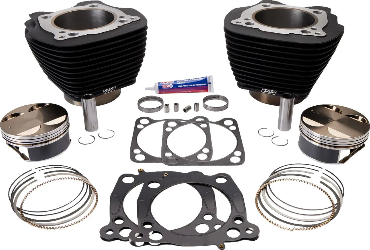 S&S CYCLE Big Bore Cylinder Kit 124 M8 Svart bild 1 PMMEDIA:cde09429d280c2fb