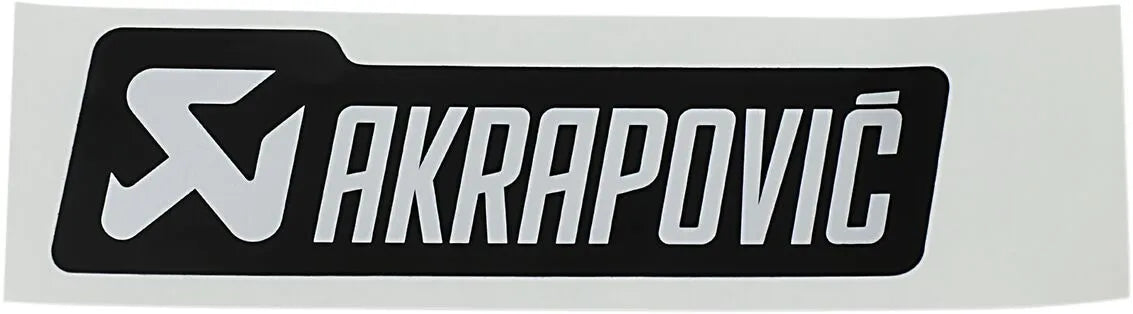 AKRAPOVIC Ersättningsdekal Mono Svart bild 1 PMMEDIA:1ad531ae4cddbdc6