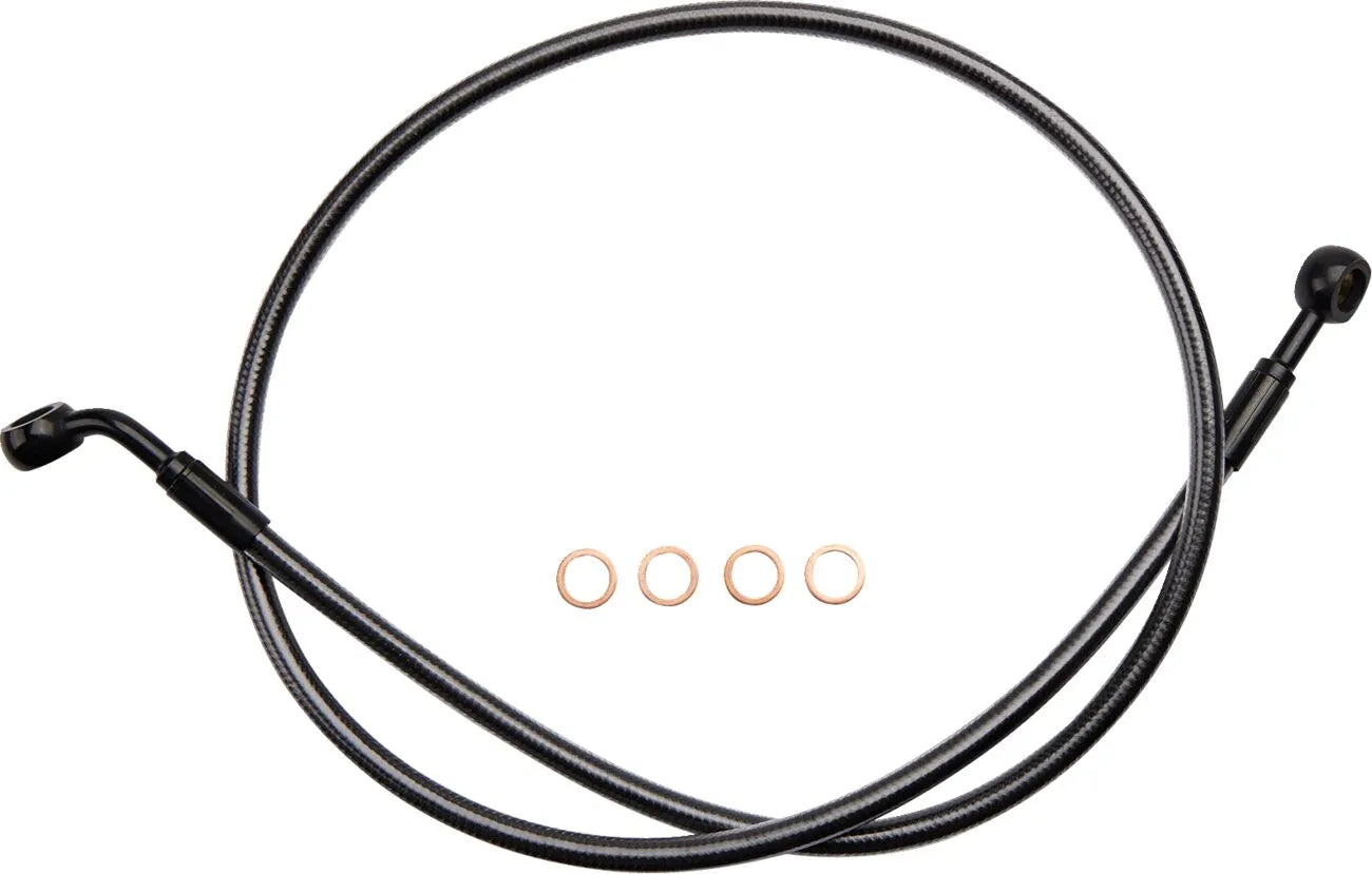 Magnum Shielding E-Z Align Braided Single Disc Front Brake Line Bromsslangar rostfritt stål bild 5 PMMEDIA:2973b34dafb77f4d