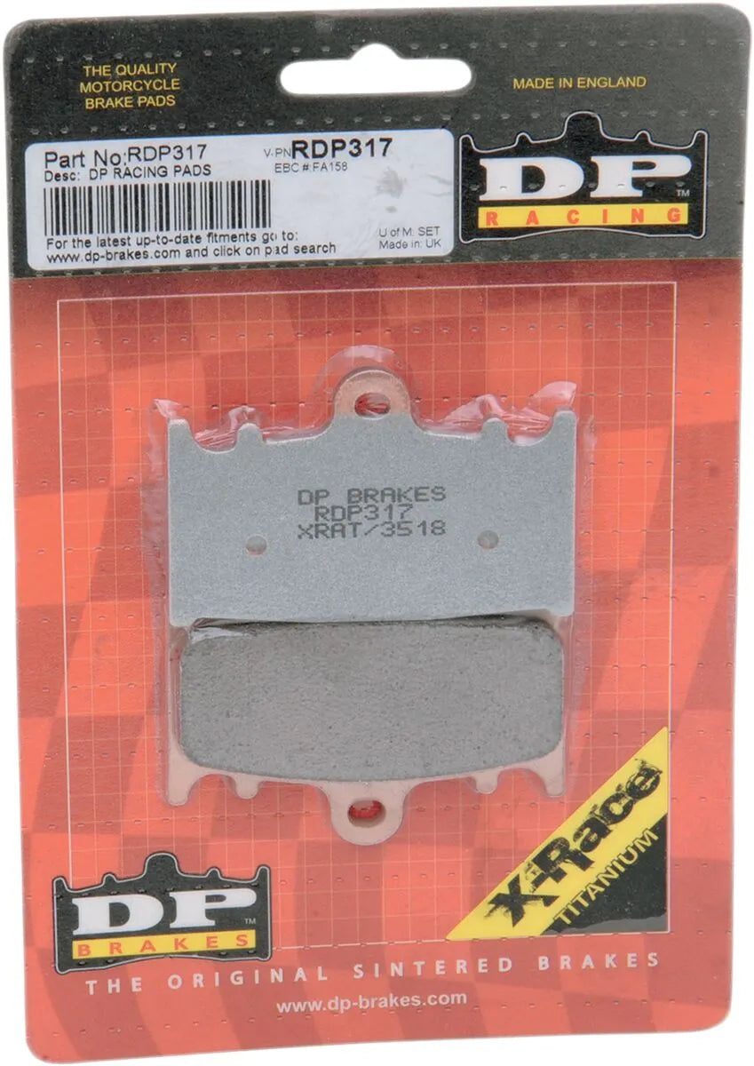 DP BRAKES RDP Race Bromsbelägg X-Race Titanium bild 1 PMMEDIA:9b91bc33e1c4ba13