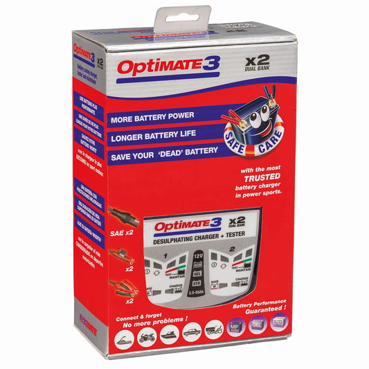 TECMATE OptiMate 3 x 2 Bank batteriladdare bild 3 PMMEDIA:81e8114d94ec72c8