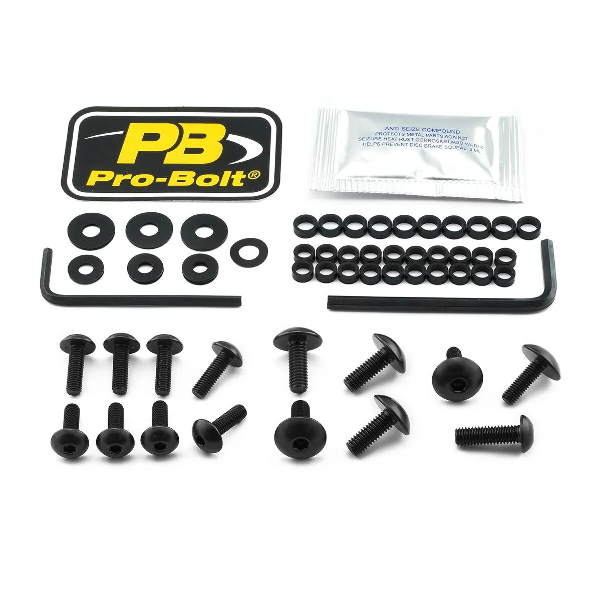 PRO BOLT Aluminium Fairing Bolt Kit för Ducati bild 1 PMMEDIA:bed5523e33548649