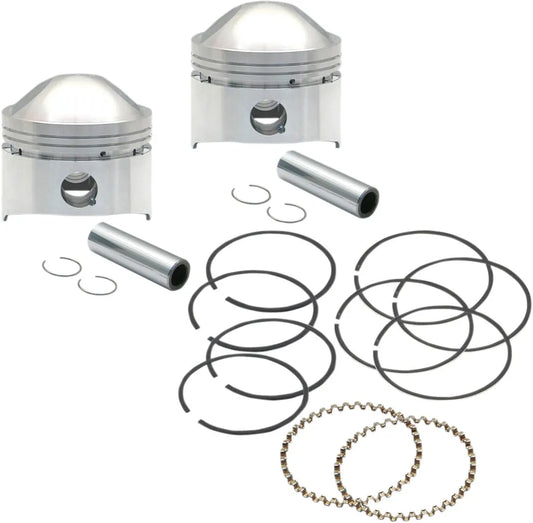 S S Cycle Piston Kit 80" Stock Big Twin Kolvar & ringsatser bild 1 PMMEDIA:3ccd937ec3255ffe