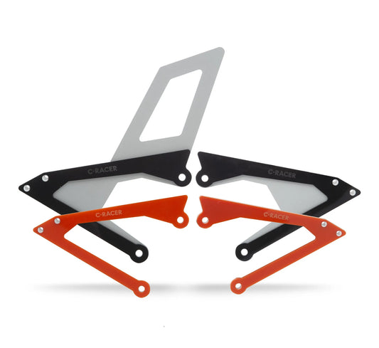 C-RACER Front Footrest Guard för KTM 390 ADV bild 1 PMMEDIA:90c5b7929eab91aa