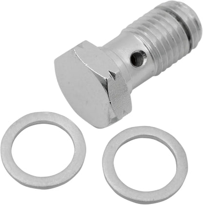 Drag Specialties Universal Chrome Steel Banjo Bolt Tillbehör bromsledningar bild 3 PMMEDIA:ef629ca8d7f020e6