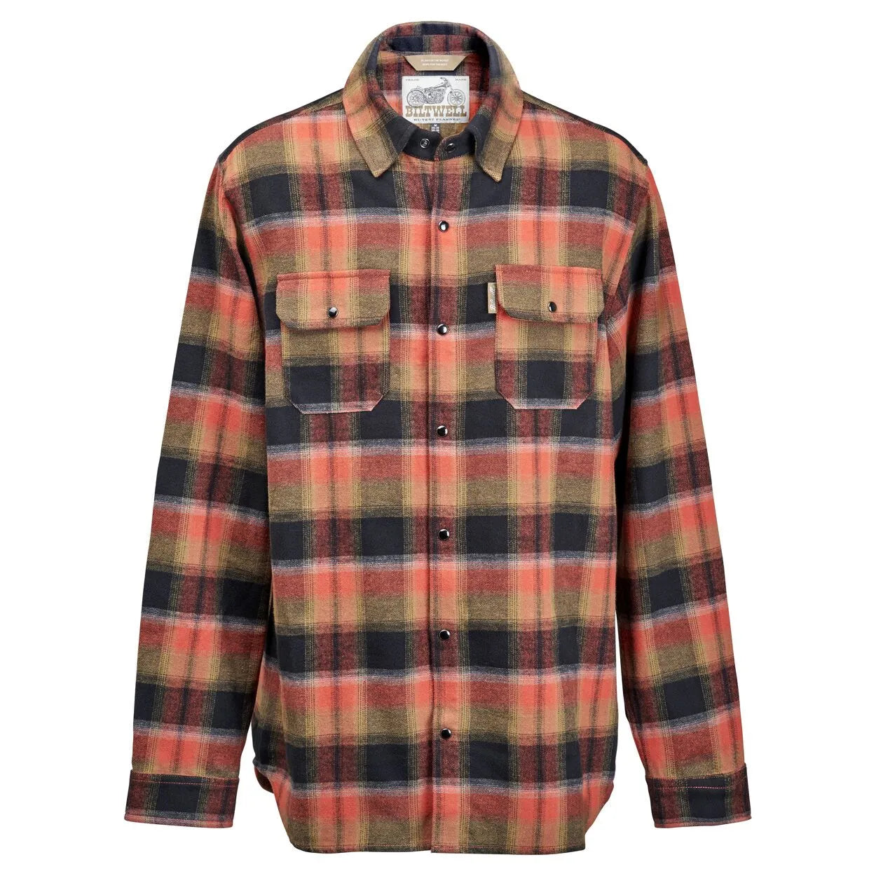 BILTWELL Hi Test Flanellskjorta Rust XS bild 4 PMMEDIA:cb9368517b15ade0