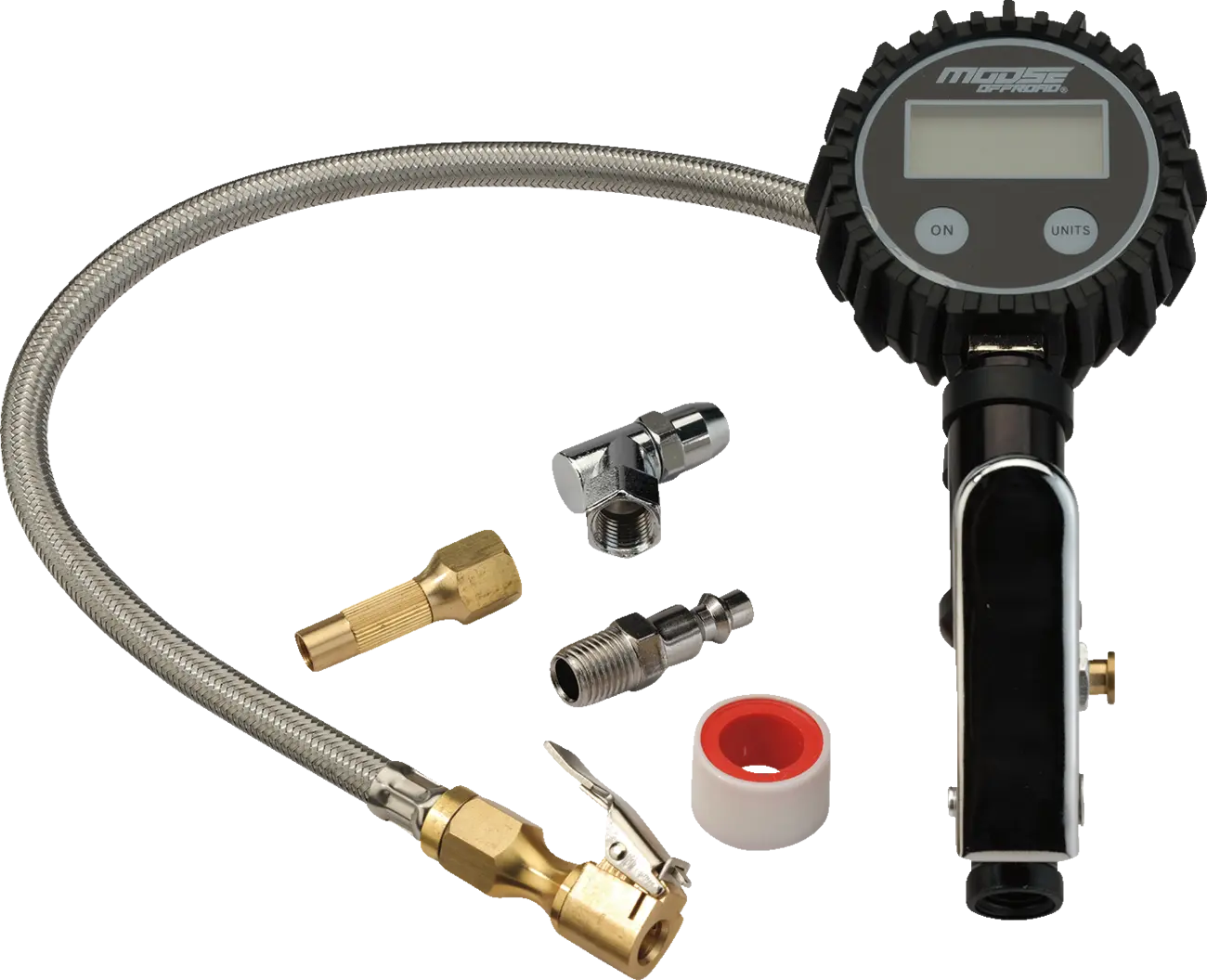 MOOSE OFFROAD HARD-PARTS Däcktrycksmätare och Pump bild 1 PMMEDIA:b445eaa56123c0bb