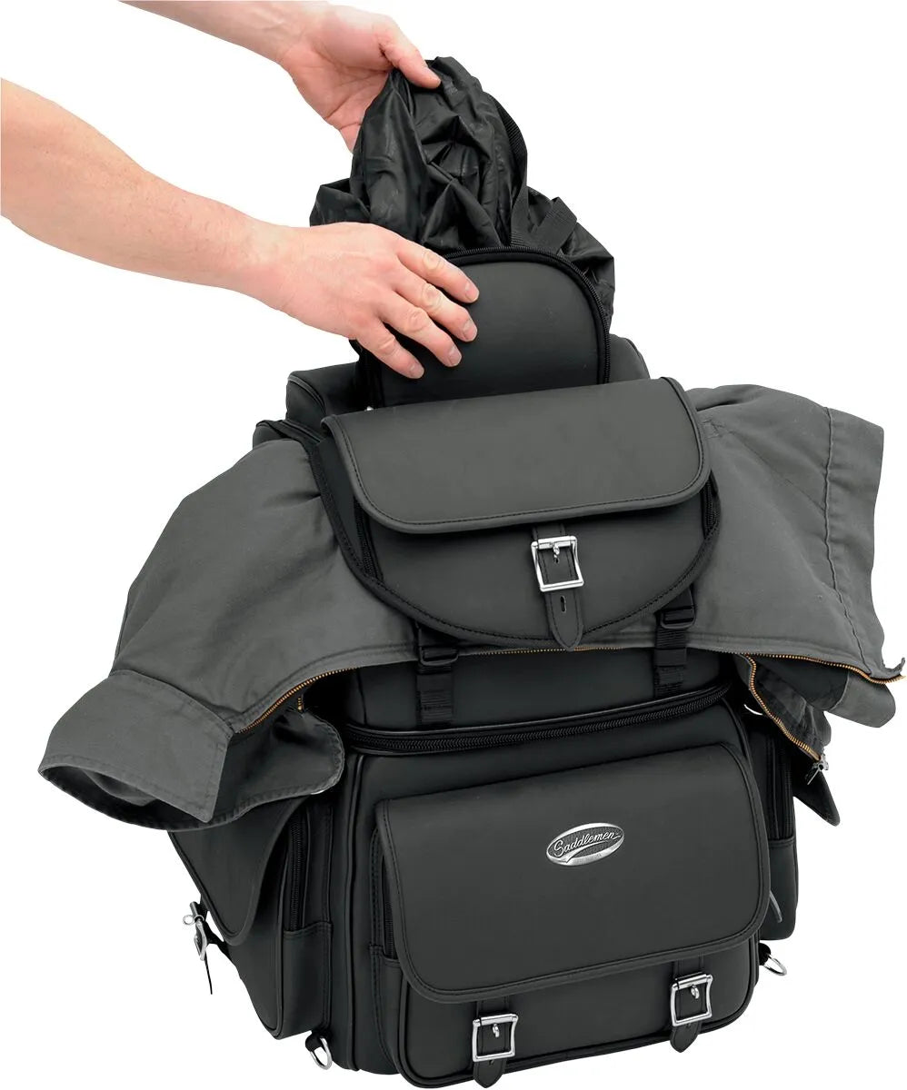 SADDLEMEN BR3400EX Sissy Bar Bag med Ryggstöd bild 5 PMMEDIA:bc4722a08507a86a