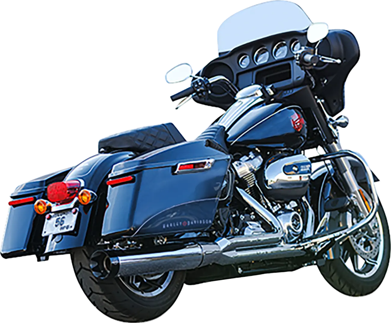 S S Cycle 2-into-1 Sidewinder® Exhaust System Kompletta avgassystem Harley bild 1 PMMEDIA:5ed058f737405ed5