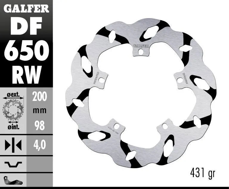GALFER Wave® Bromsskiva DF650RW bild 2 PMMEDIA:b7ccbfe5d8cee76a