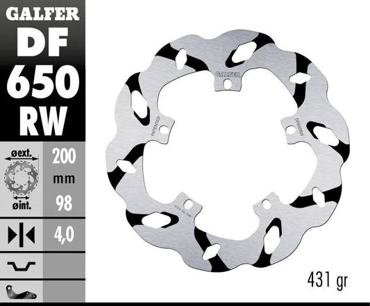GALFER Wave® Bromsskiva DF650RW bild 2 PMMEDIA:b7ccbfe5d8cee76a