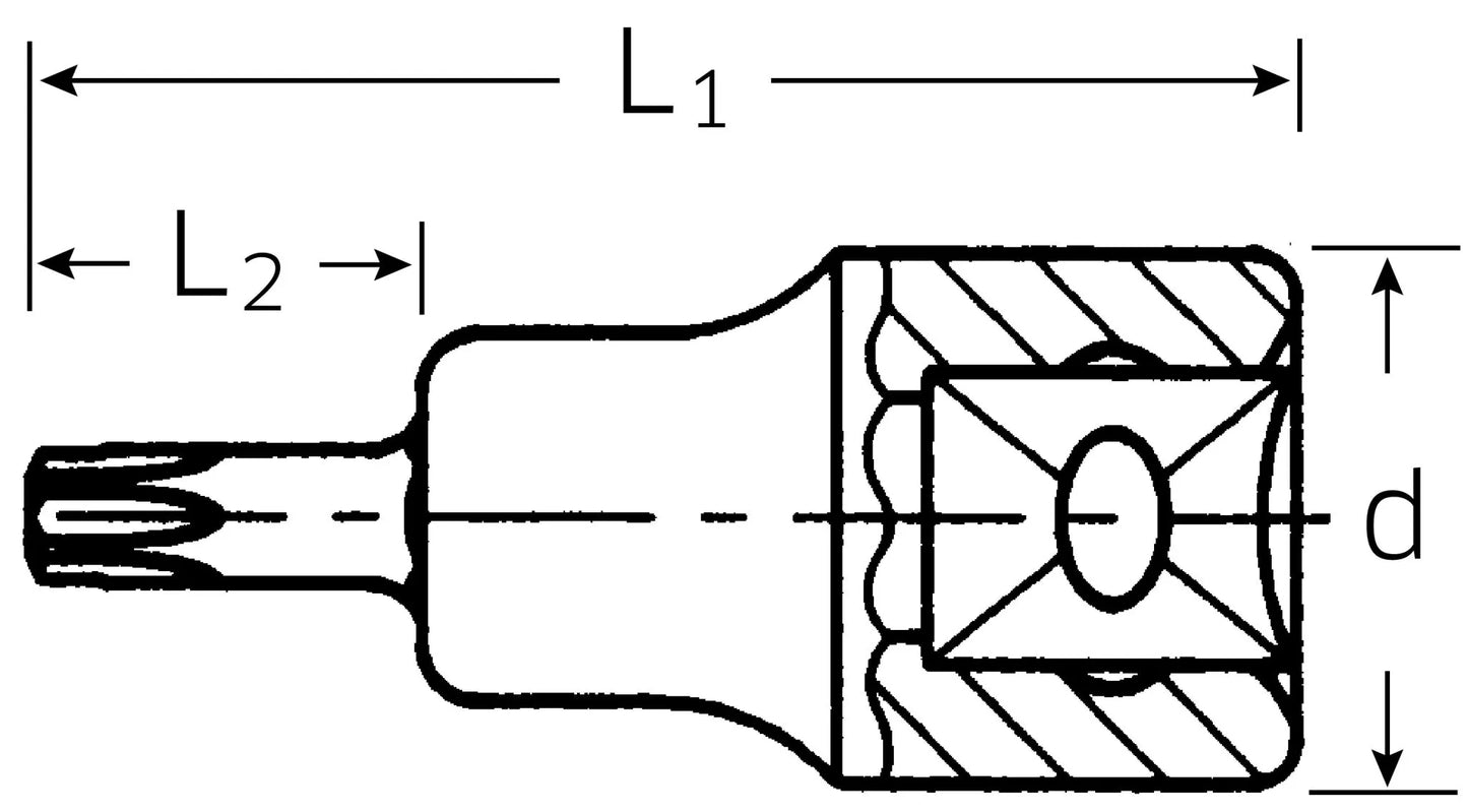 STAHLWILLE Skruvmejsel-hylsa 3/8" T27 TORX bild 3 PMMEDIA:a9e24e4a8846cf00