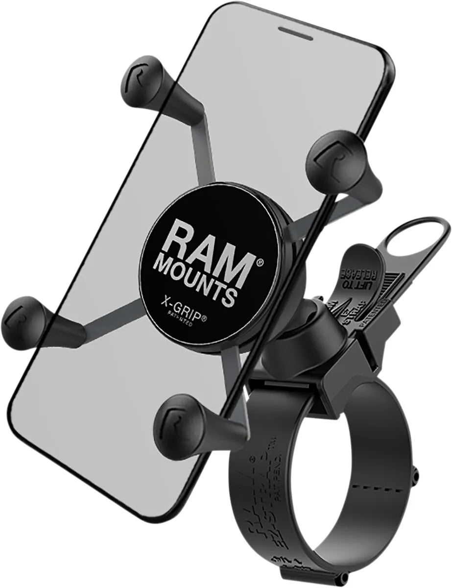 RAM MOUNTS X-Grip® Telefonhållare med EZ-Strap™ Rail Mount bild 1 PMMEDIA:0902e29109c3955b