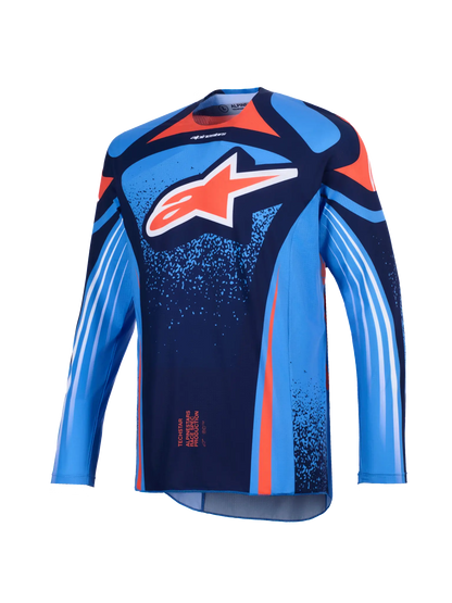 ALPINESTARS Techstar Nomur MC-tröja XL Navy/Orange/Blå bild 1 PMMEDIA:c502e029e48b253a