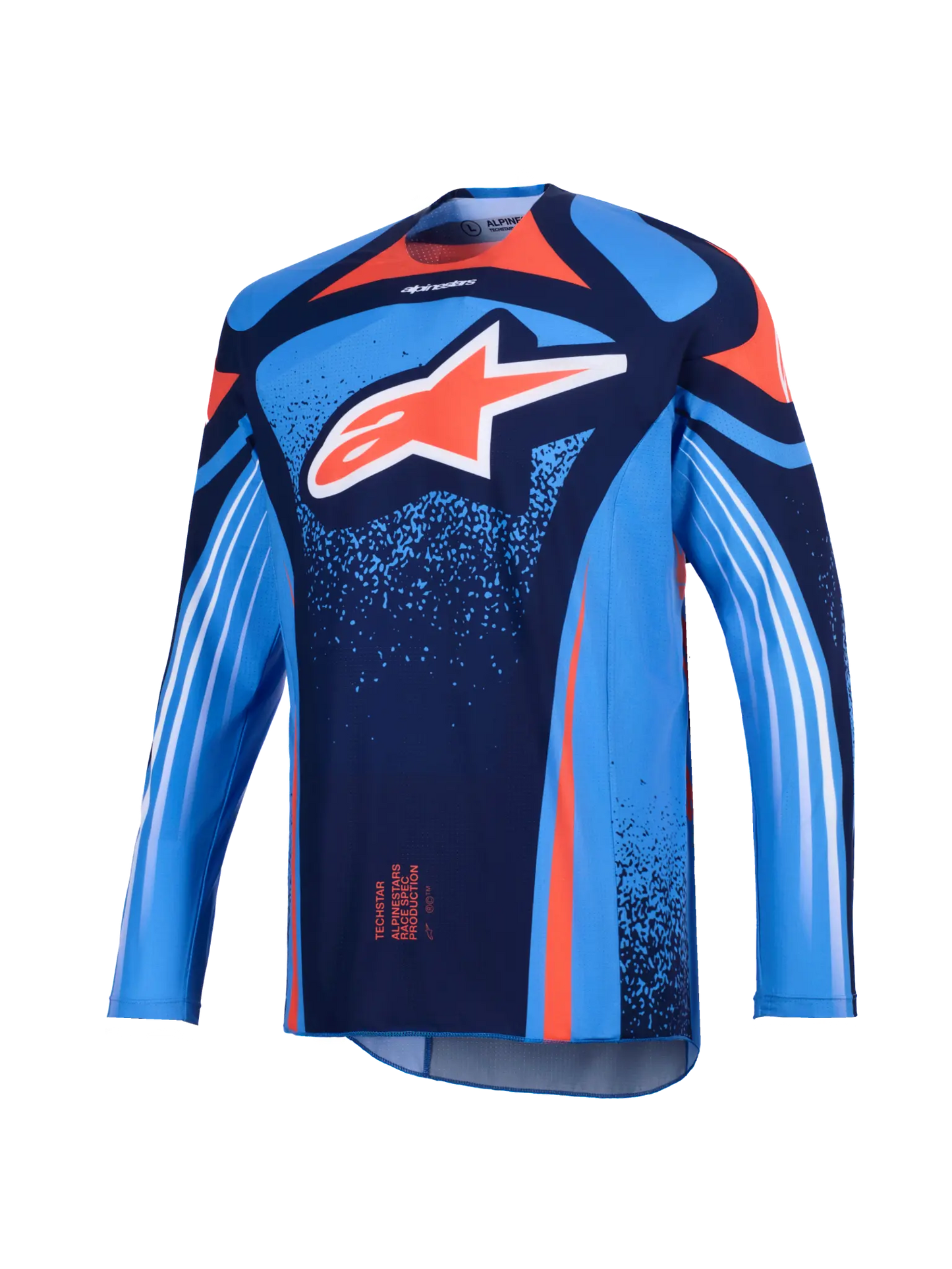 ALPINESTARS Techstar Nomur Jersey L Navy/Orange/Blå bild 1 PMMEDIA:c502e029e48b253a