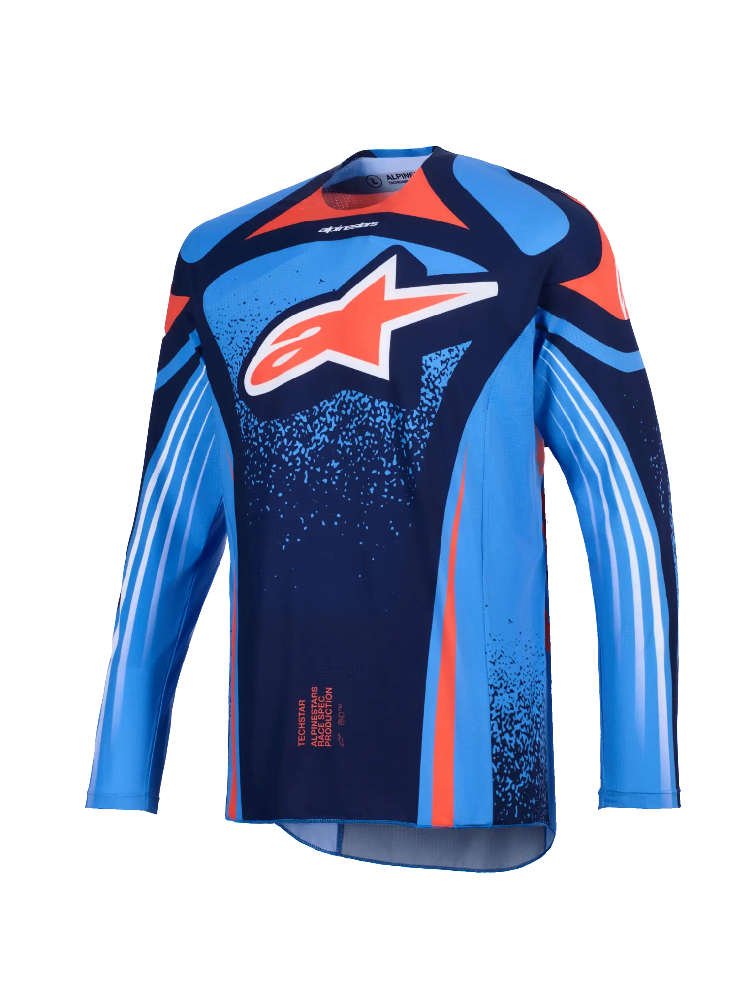 ALPINESTARS Techstar Nomur Jersey L Navy/Orange/Blå bild 1 PMMEDIA:c502e029e48b253a