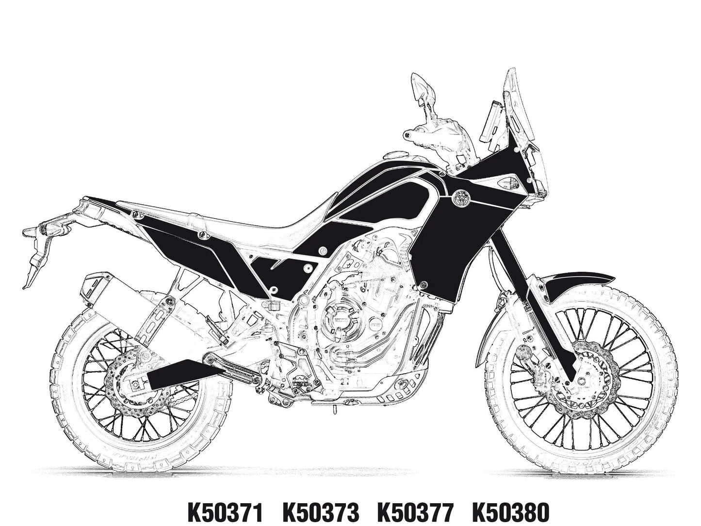 UNIRACING Dekalset Tenere 700 60th WT bild 2 PMMEDIA:639aa86dfadbad97
