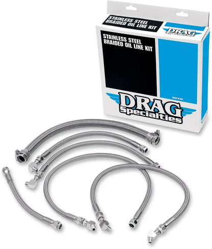 Drag Specialties Stainless Steel Braided Oil Line Kit Oljelinor bild 5 PMMEDIA:474b72b0a203d984