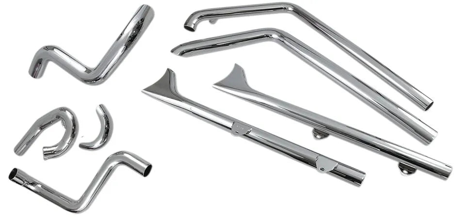 BASSANI XHAUST True Duals Fishtail 30" Avgassystem bild 1 PMMEDIA:c2faae6e177486fc