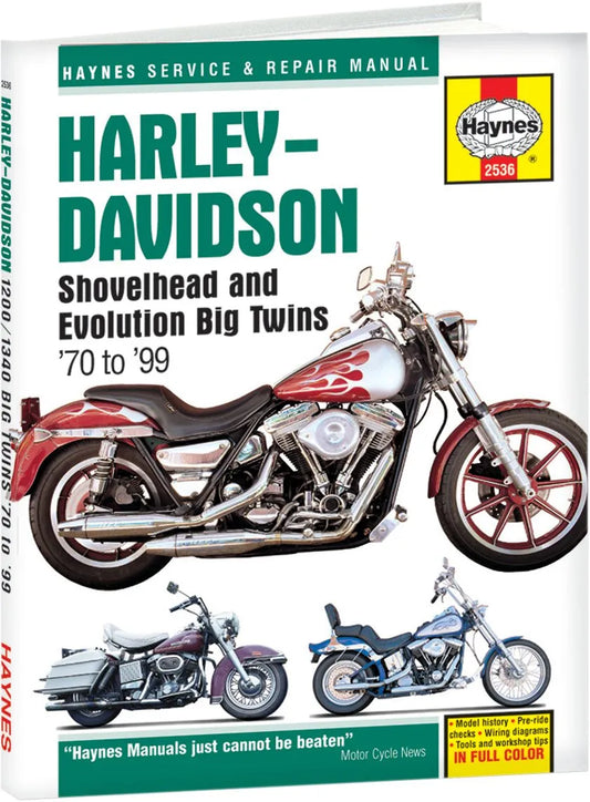 HAYNES Reparationsmanual för Harley Davidson Big Twins 70-99 bild 1 PMMEDIA:e35c04420436ef29