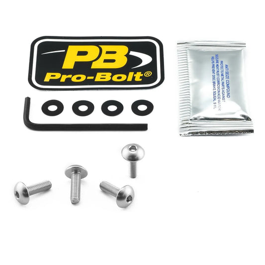PRO BOLT Aluminium Skruvkit för Skärm Silver bild 1 PMMEDIA:fee360ee2526699e