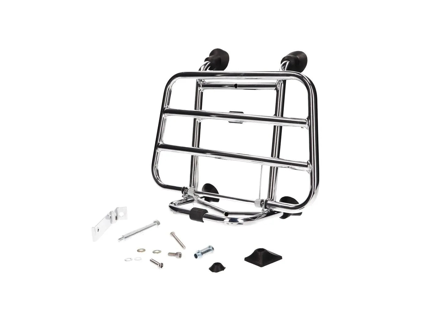 101 OCTANE Front Luggage Rack kromat fällbart bagagegaller bild 1 PMMEDIA:153558aa8ad54a25