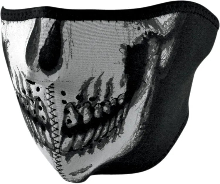 ZAN HEADGEAR Neopren Halvmask Glow Skull Face bild 1 PMMEDIA:4f85c4691e8ab9de
