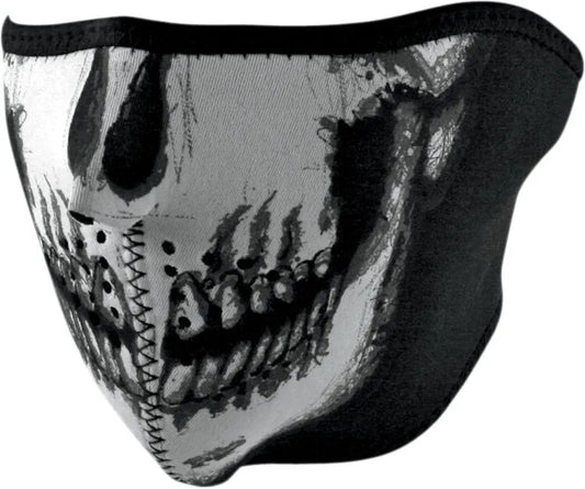 ZAN HEADGEAR Neopren Halvmask Glow Skull Face bild 1 PMMEDIA:4f85c4691e8ab9de