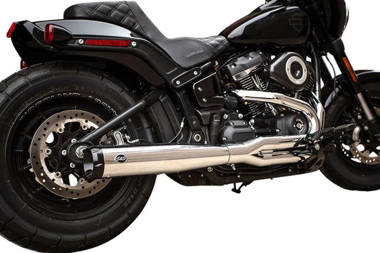 S&S CYCLE SuperStreet 2:1 Avgasystem för M8 Softail 2018-2022, Krom bild 4 PMMEDIA:efa19a3926063d70