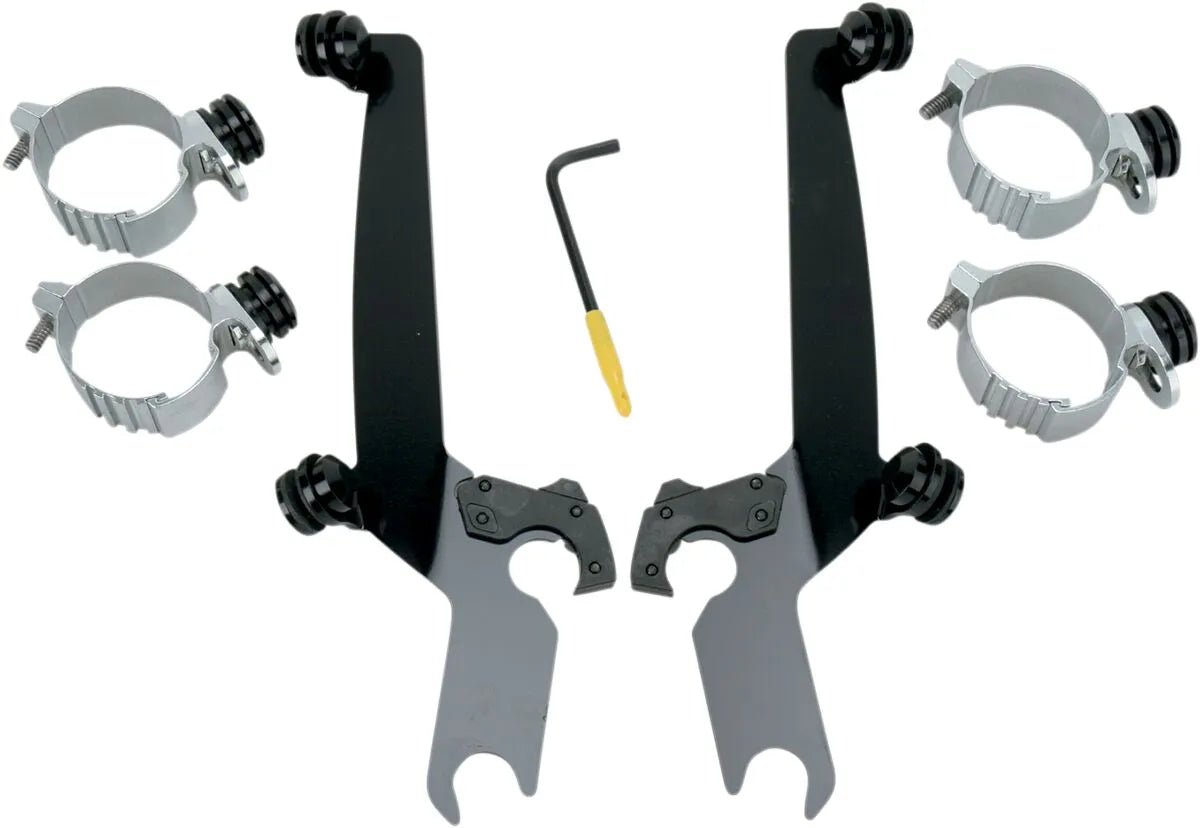 Memphis Shades Hd Sportshield Trigger-Lock Complete Mount Kit Fästdelar & kit för vindrutor bild 3 PMMEDIA:e8787e6558598a54