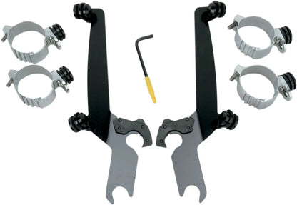 Memphis Shades Hd Sportshield Trigger-Lock Complete Mount Kit Fästdelar & kit för vindrutor bild 3 PMMEDIA:e8787e6558598a54