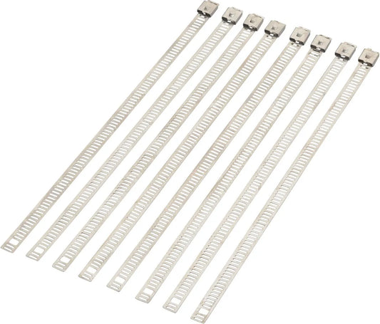 MOOSE OFFROAD HARD-PARTS Ladder-style Kabelband Silver 8" 8-pack bild 1 PMMEDIA:93a847f381d288a4