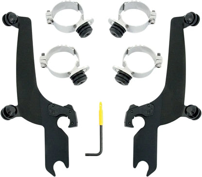 Memphis Shades Metric No-Tool Trigger-Lock Mount Kit for Sportshield Fästdelar & kit för vindrutor bild 4 PMMEDIA:6c94e95808c4d84a