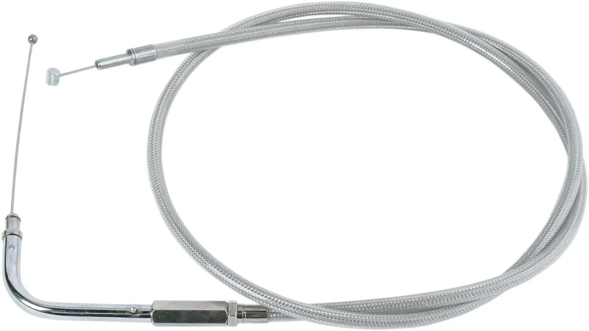 Drag Specialties Stainless Braided Throttle Cable Gasvajrar bild 6 PMMEDIA:217ebfb8c868d81a