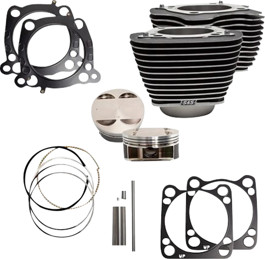 S&S CYCLE Cylinderkit 4,25" borrning med svarta höjdpunkter bild 1 PMMEDIA:75f79e93d38b91c8