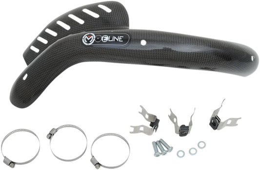 MOOSE OFFROAD HARD-PARTS E Line 4-Stroke Pipe Guard i kolfiber bild 1 PMMEDIA:cff2db29c2eaded3