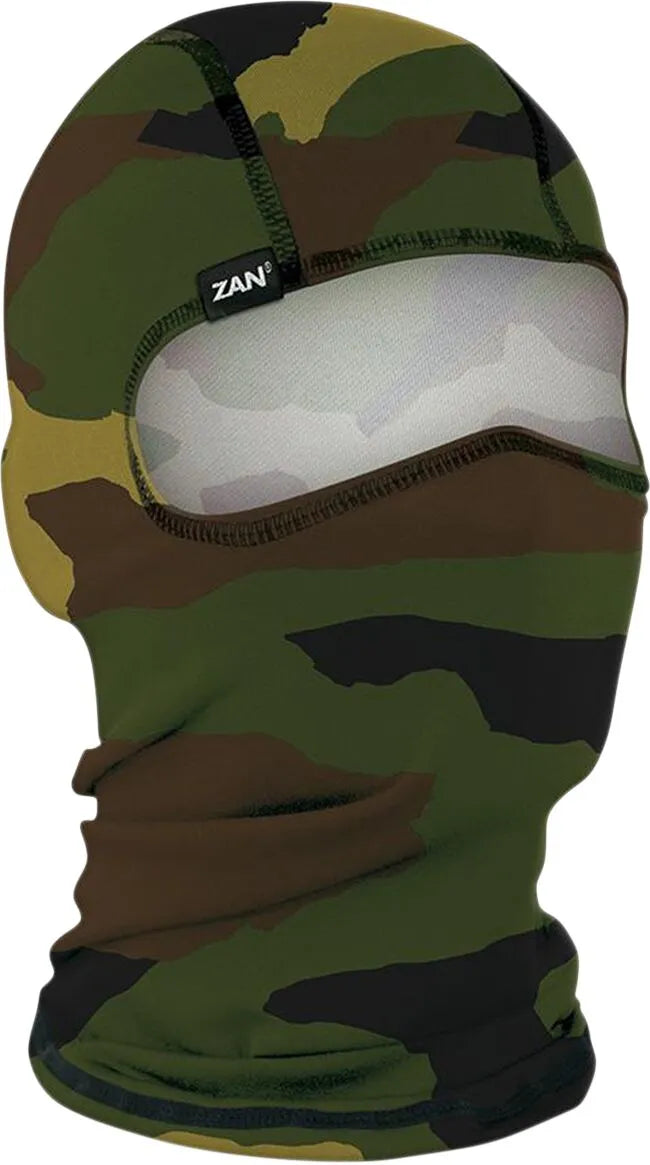 ZAN HEADGEAR Polyester Balaclava Woodland Camo bild 1 PMMEDIA:3a9b1ba0e22b42ca