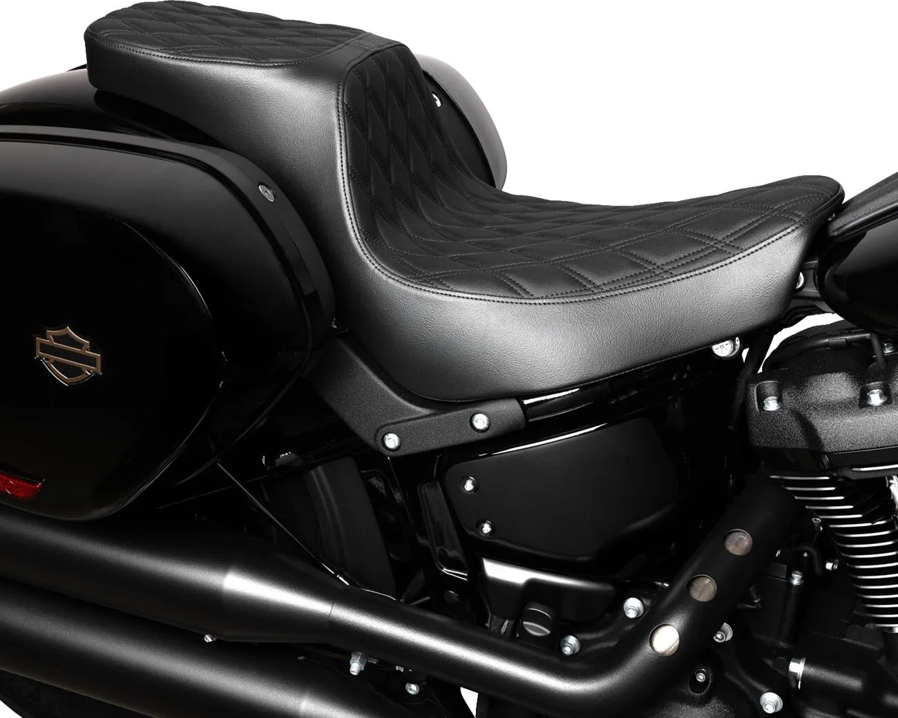 Drag Specialties Seats Predator 2-Up Seat Sadlar Harley Softail bild 13 PMMEDIA:a998272a8d016a8d
