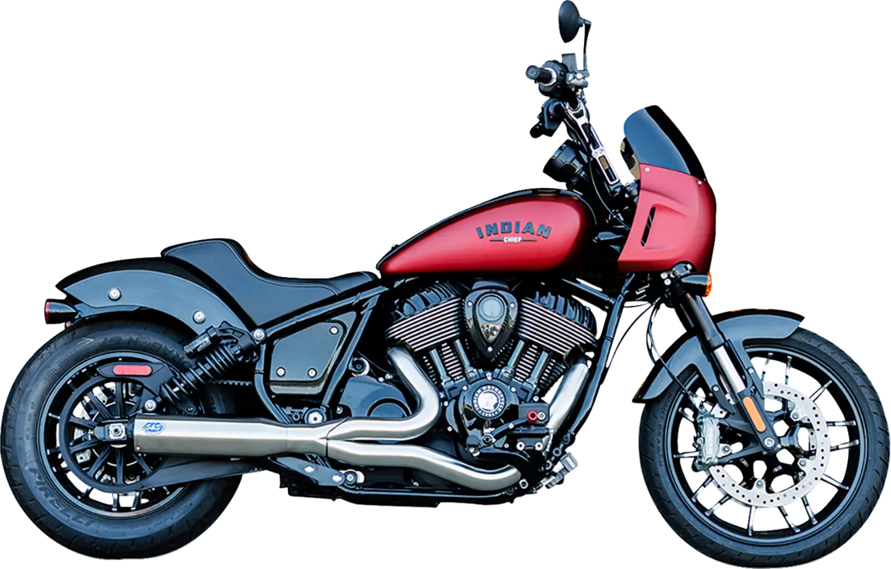 S S Cycle 2-into-1 Qualifier Exhaust System Kompletta avgassystem Street bild 9 PMMEDIA:09d77d6a4bc98c11