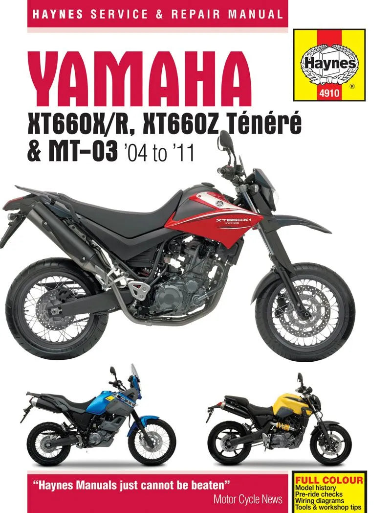 HAYNES Verkstadshandbok Yamaha XT660 & MT-03 (04-) bild 1 PMMEDIA:18205a6594ab8f8b