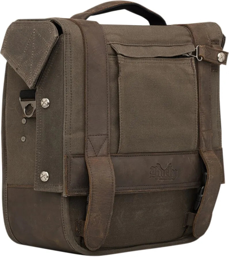 Burly Brand Voyager Detachable Waxed Cotton Saddlebag Sidoväskor & tillbehör bild 1 PMMEDIA:8a60ea24b8cbad7c
