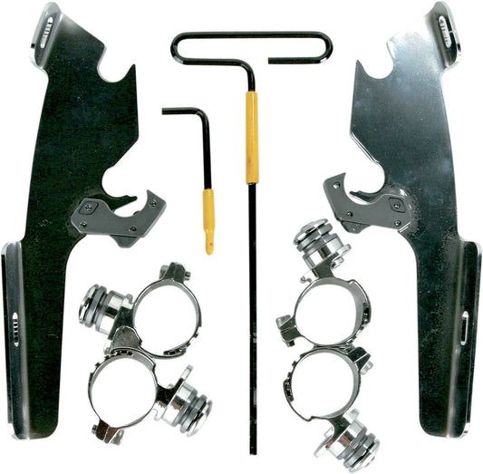 Memphis Shades Metric Windshield Trigger-Lock Complete Mount Kit Fästdelar & kit för vindrutor bild 2 PMMEDIA:2d6fdbcc98fa660b