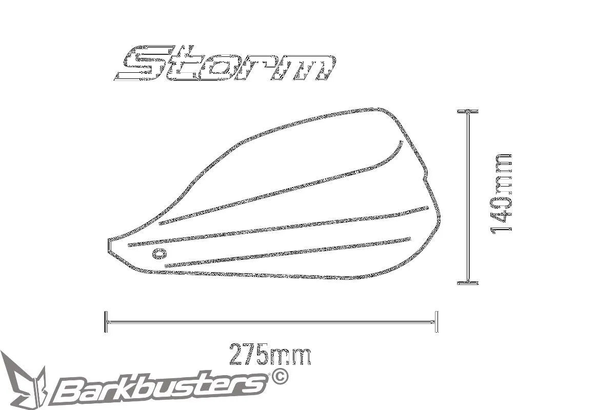 BARKBUSTERS Handguard STORM för 22mm styre bild 2 PMMEDIA:9167cffbf329bb37